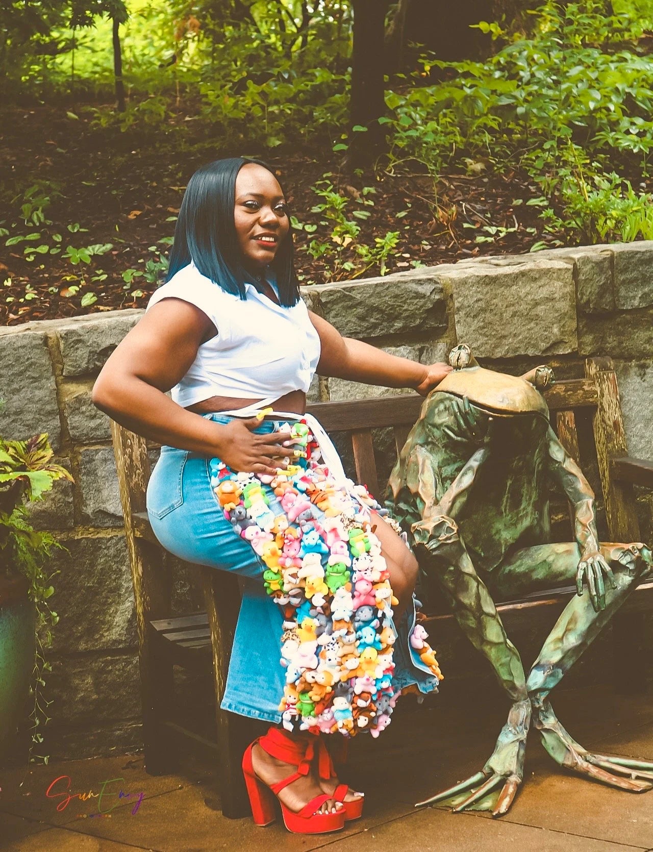 Delaina Made It Long Teddy & Friends Skirt