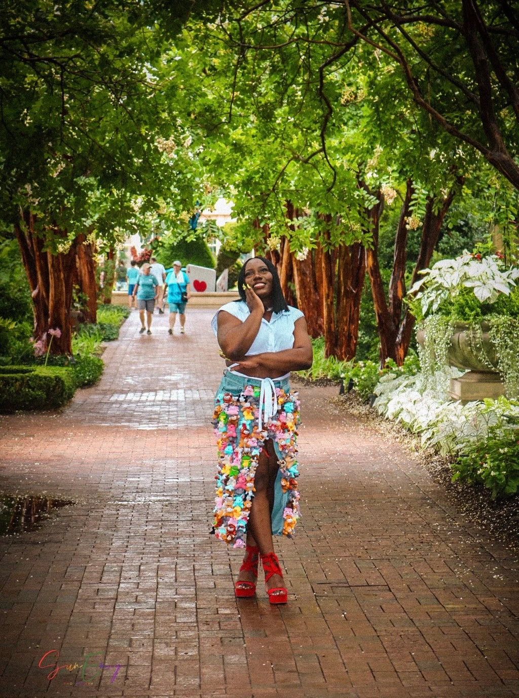 Delaina Made It Long Teddy & Friends Skirt