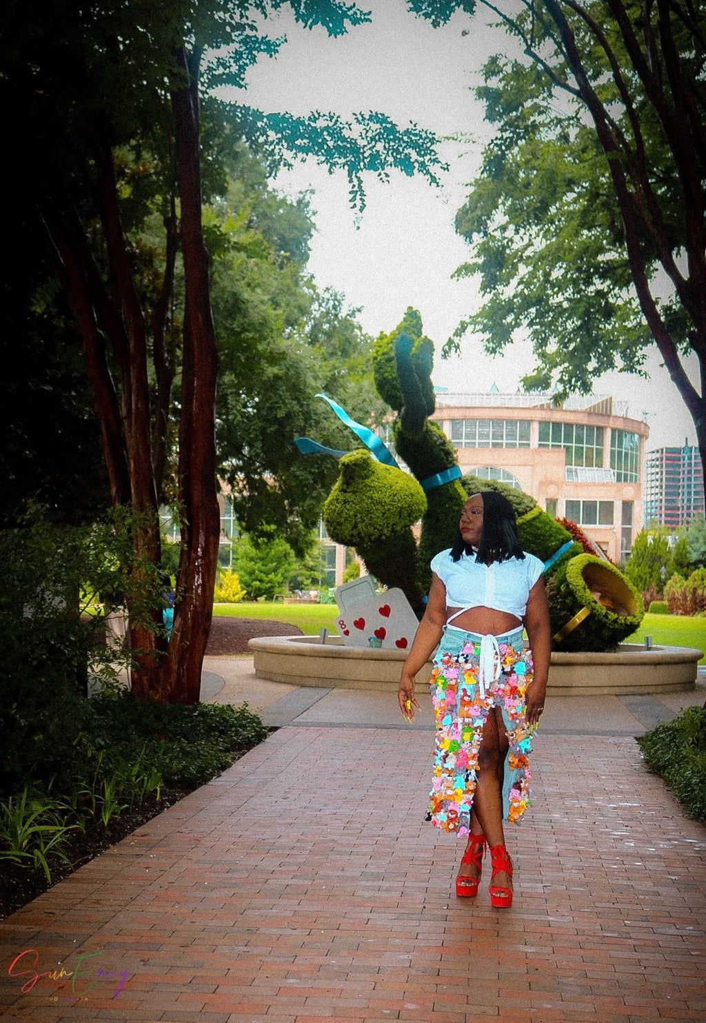 Delaina Made It Long Teddy & Friends Skirt