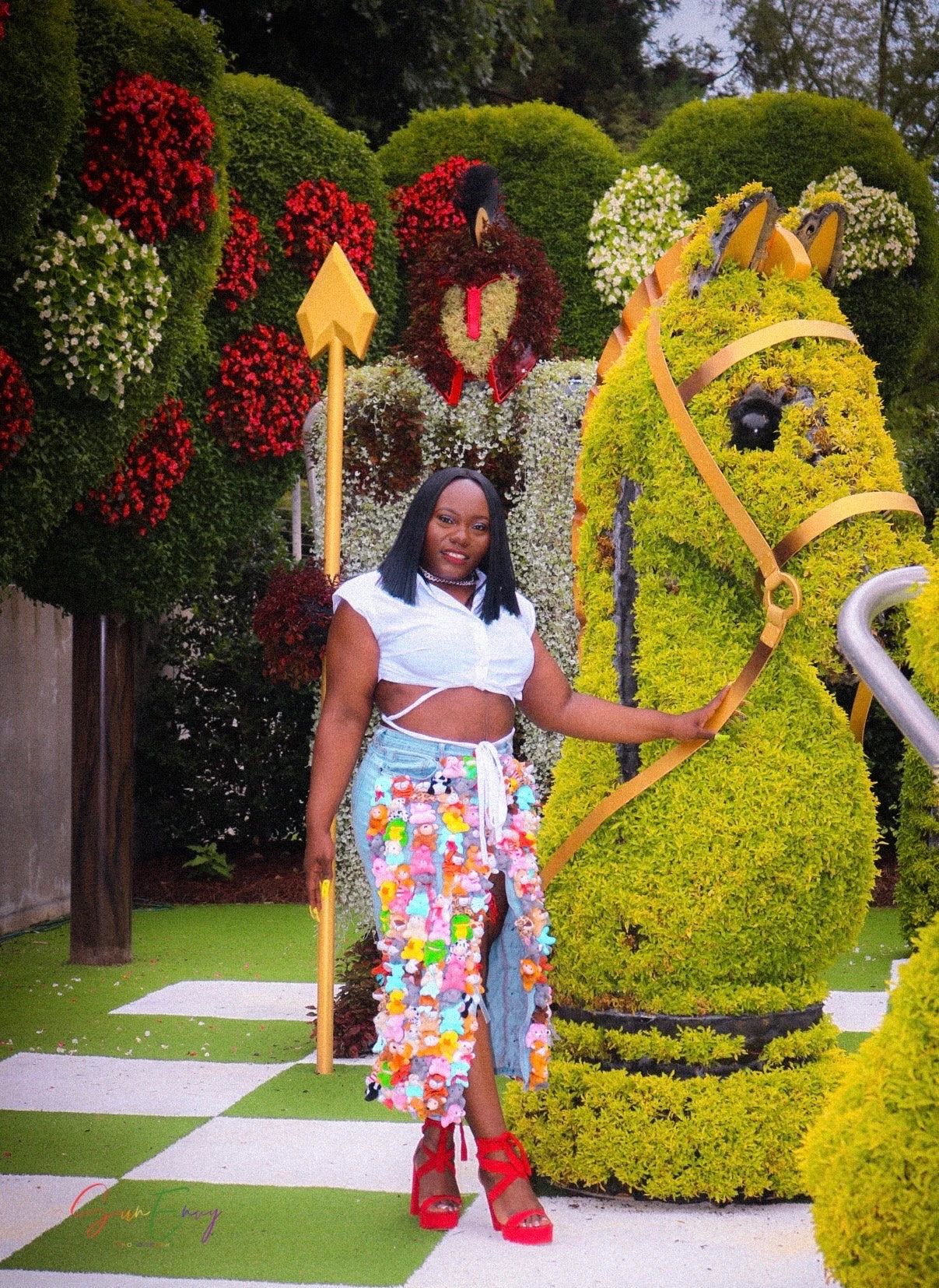 Delaina Made It Long Teddy & Friends Skirt