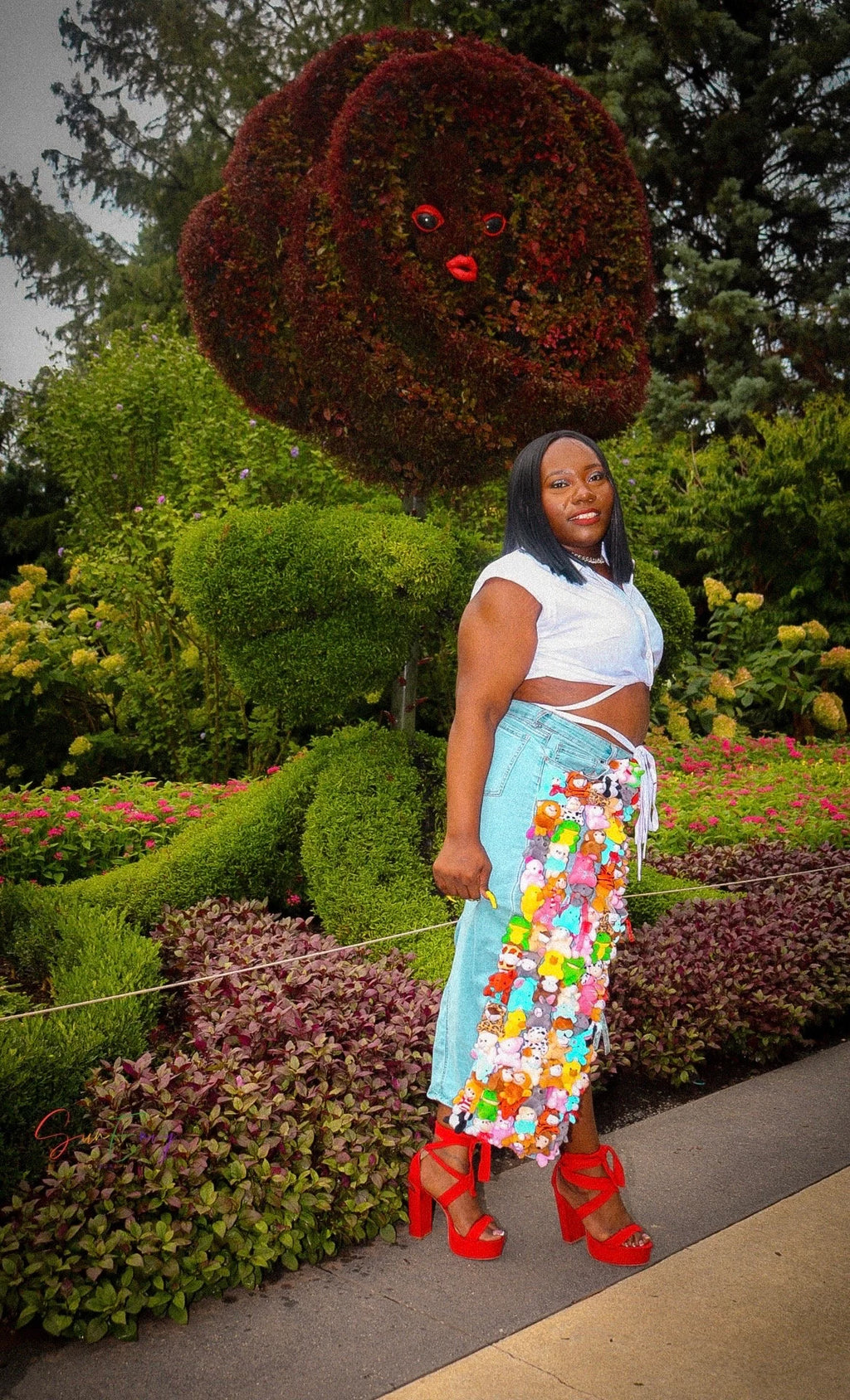 Delaina Made It Long Teddy & Friends Skirt