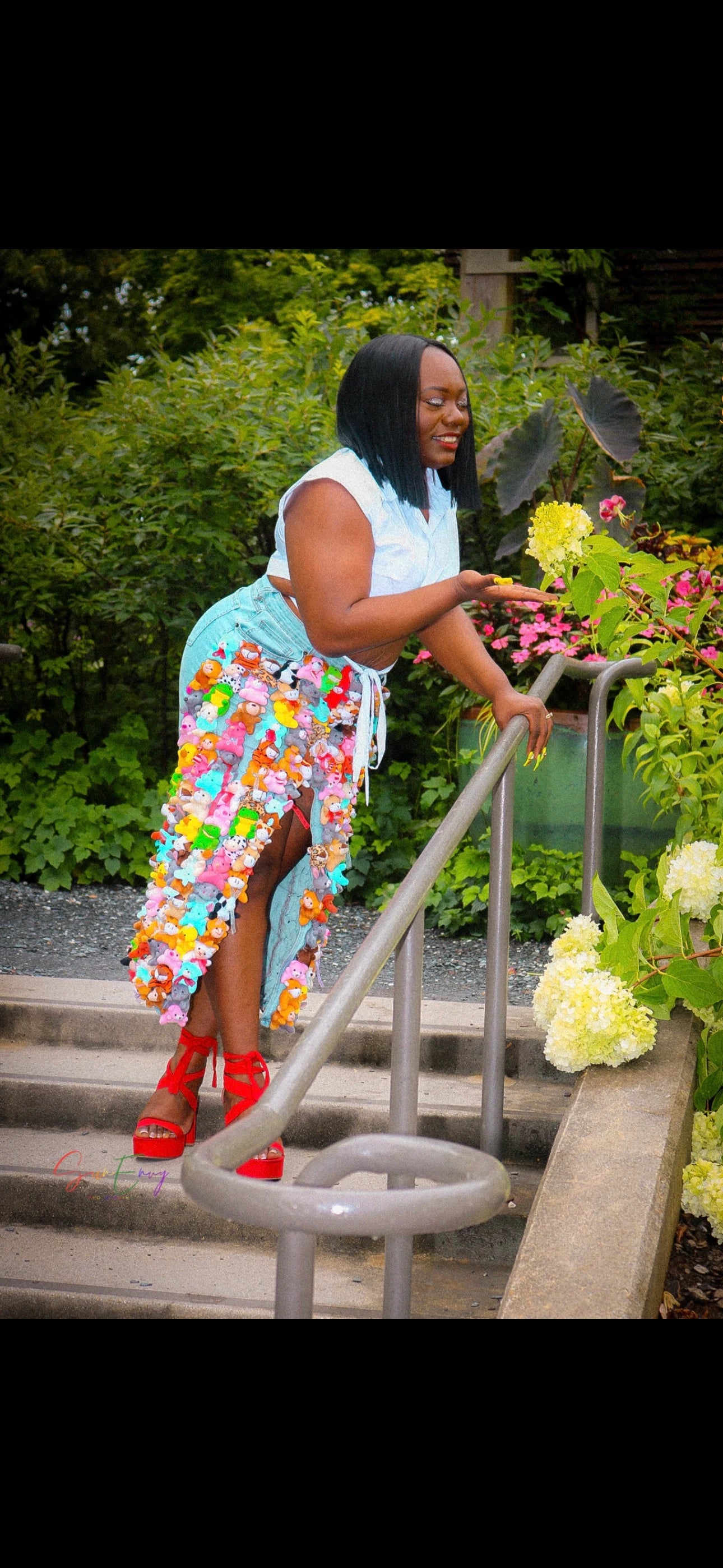 Delaina Made It Long Teddy & Friends Skirt