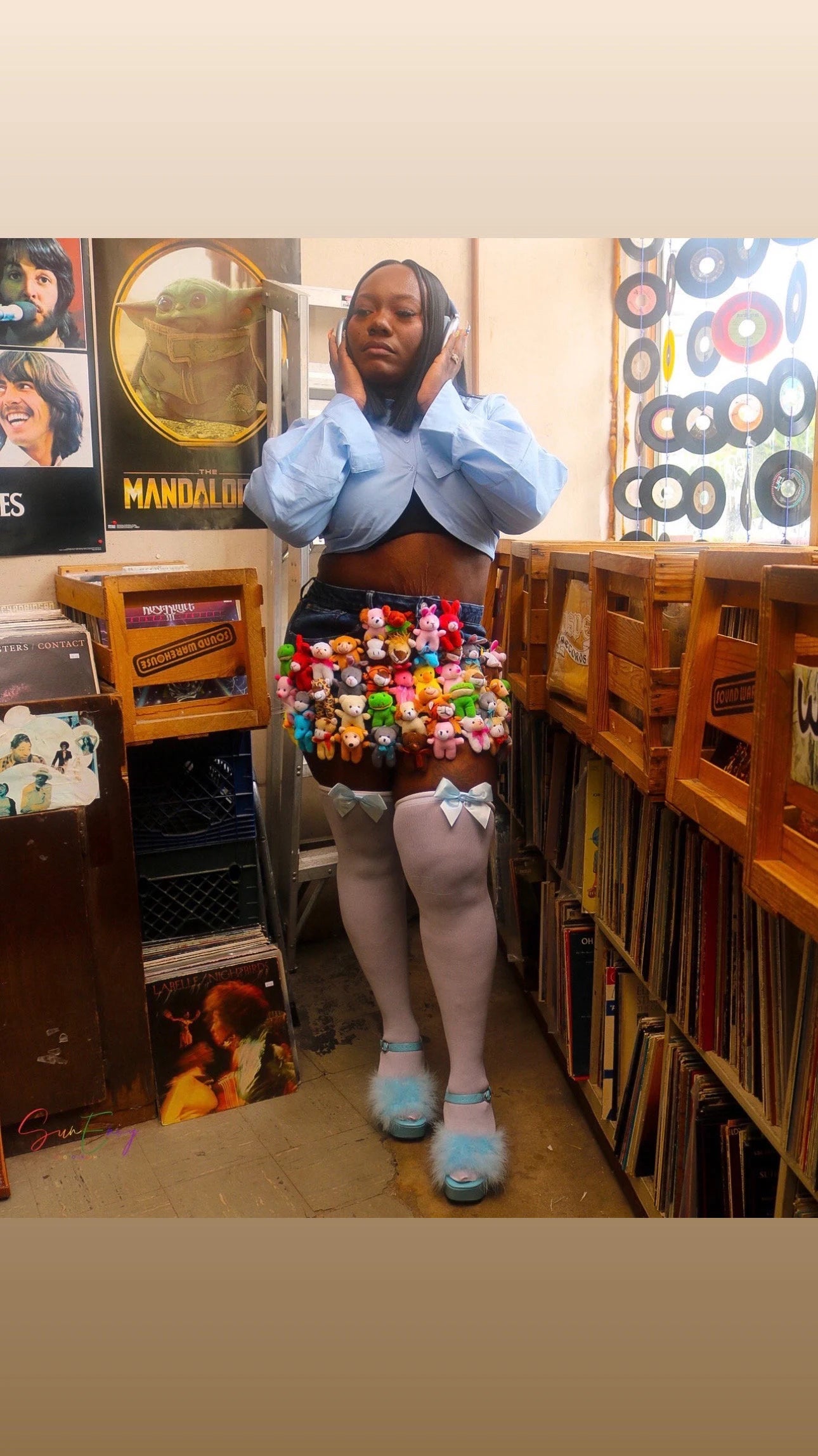 Delaina Made It Teddy & Friends Skirt