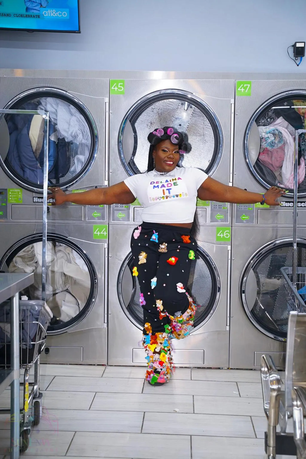 Delaina Made It Teddy & Friends Joggers