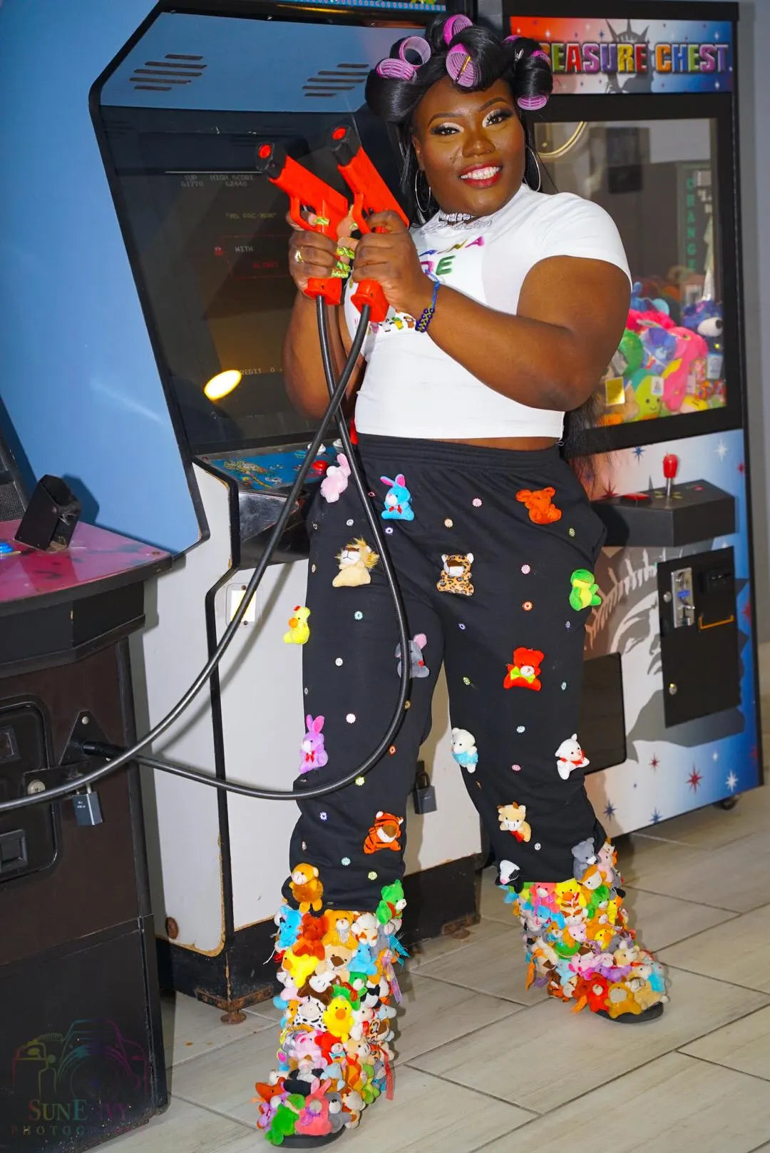 Delaina Made It Teddy & Friends Joggers