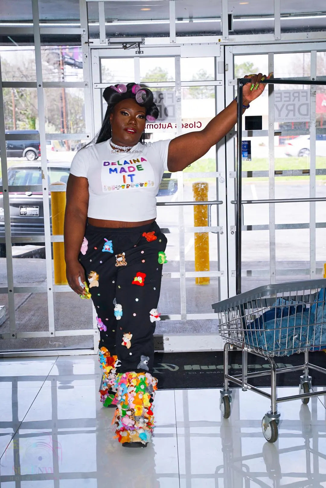 Delaina Made It Teddy & Friends Joggers