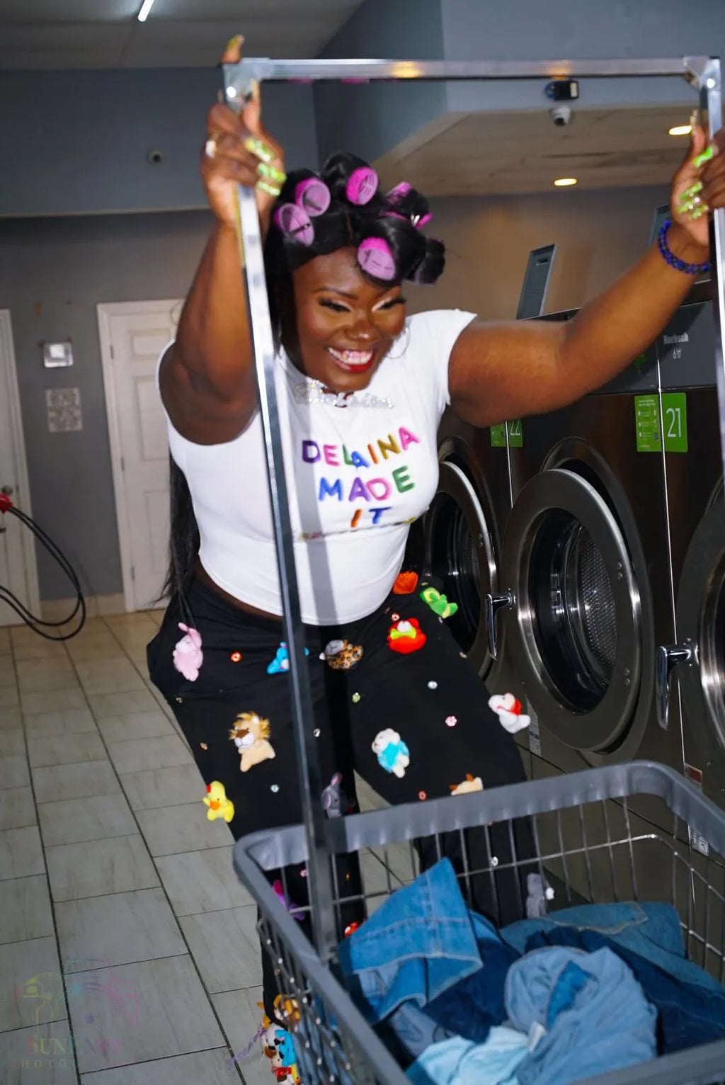 Delaina Made It Teddy & Friends Joggers