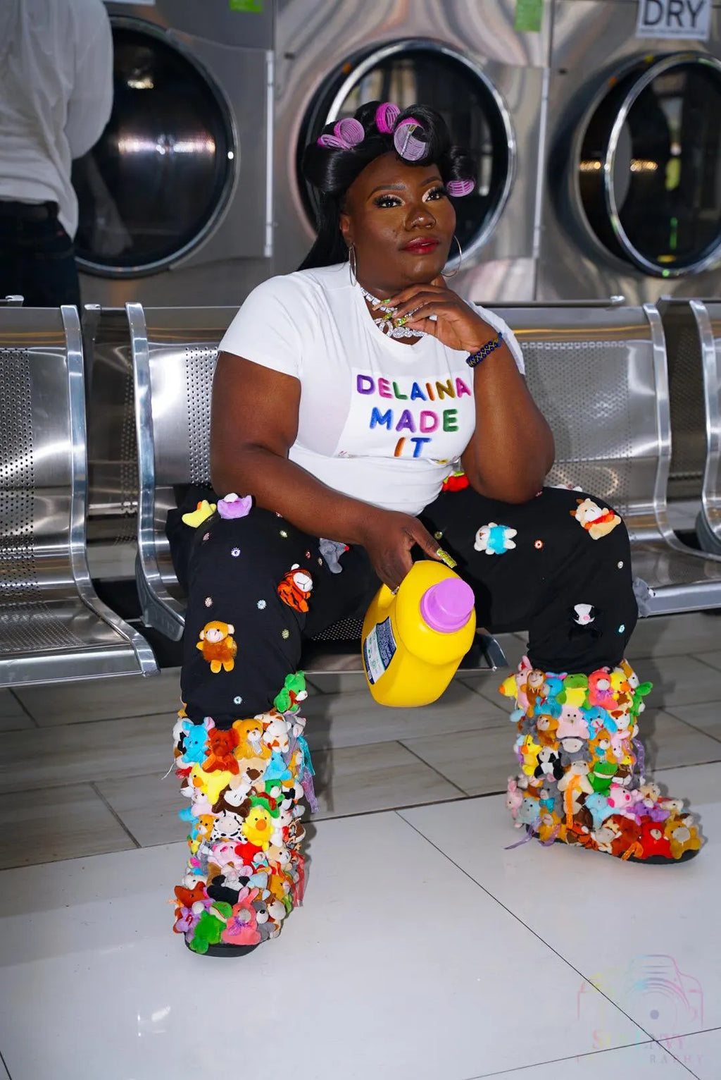 Delaina Made It Teddy & Friends Joggers