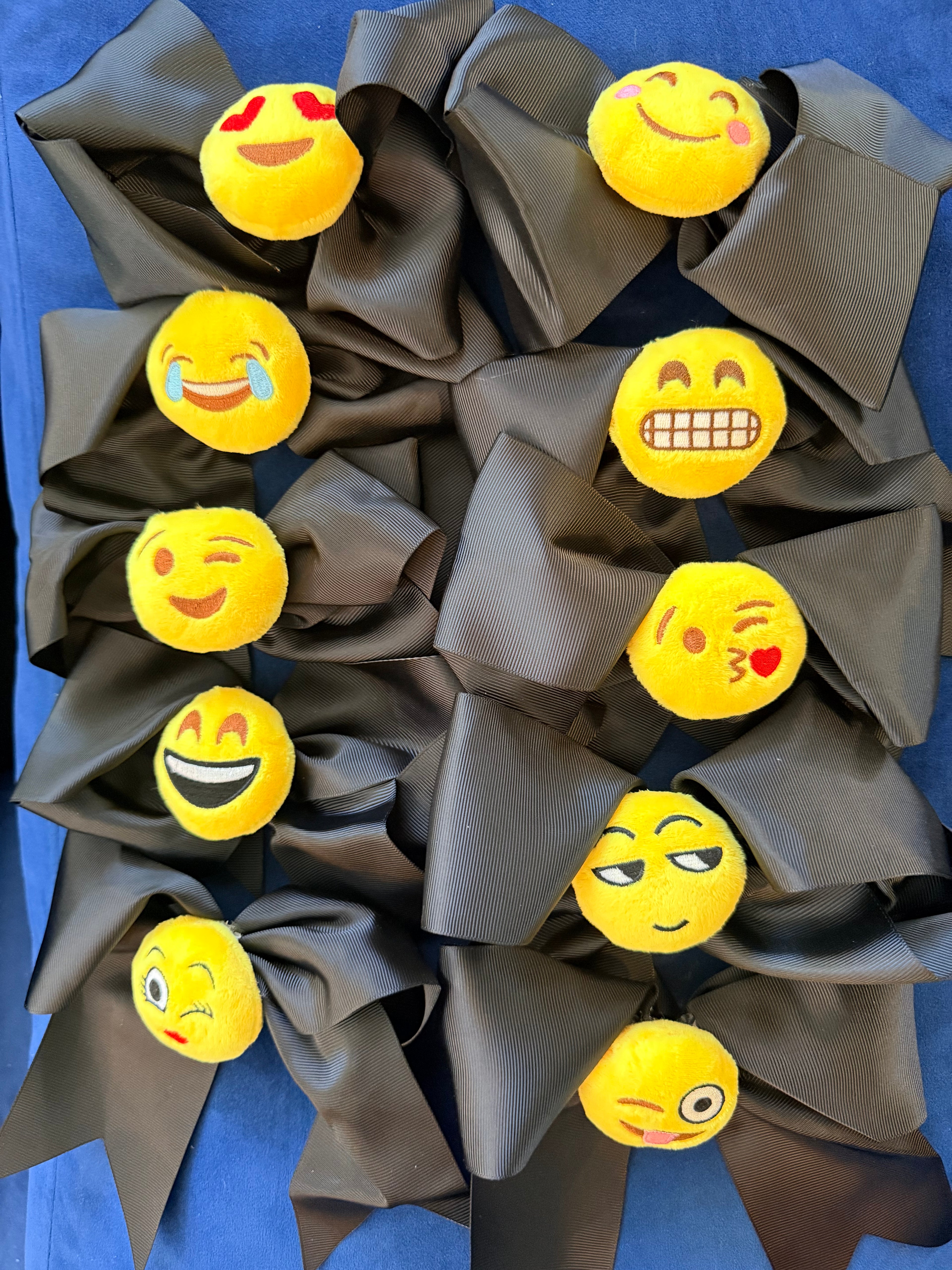Emoji Hair Bows (Pack of 10)