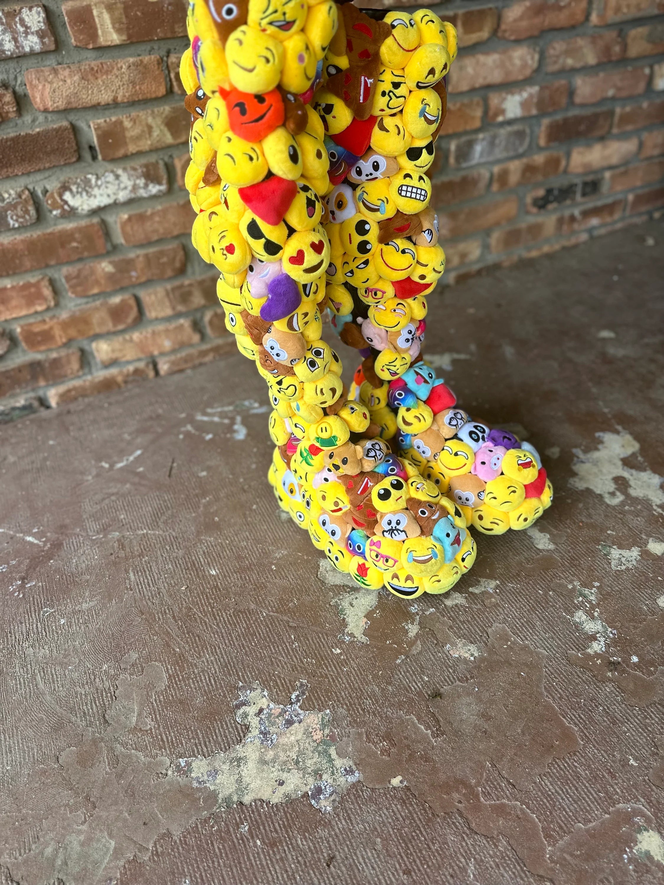 Delaina Made It Thigh High Emojis Boots ©️