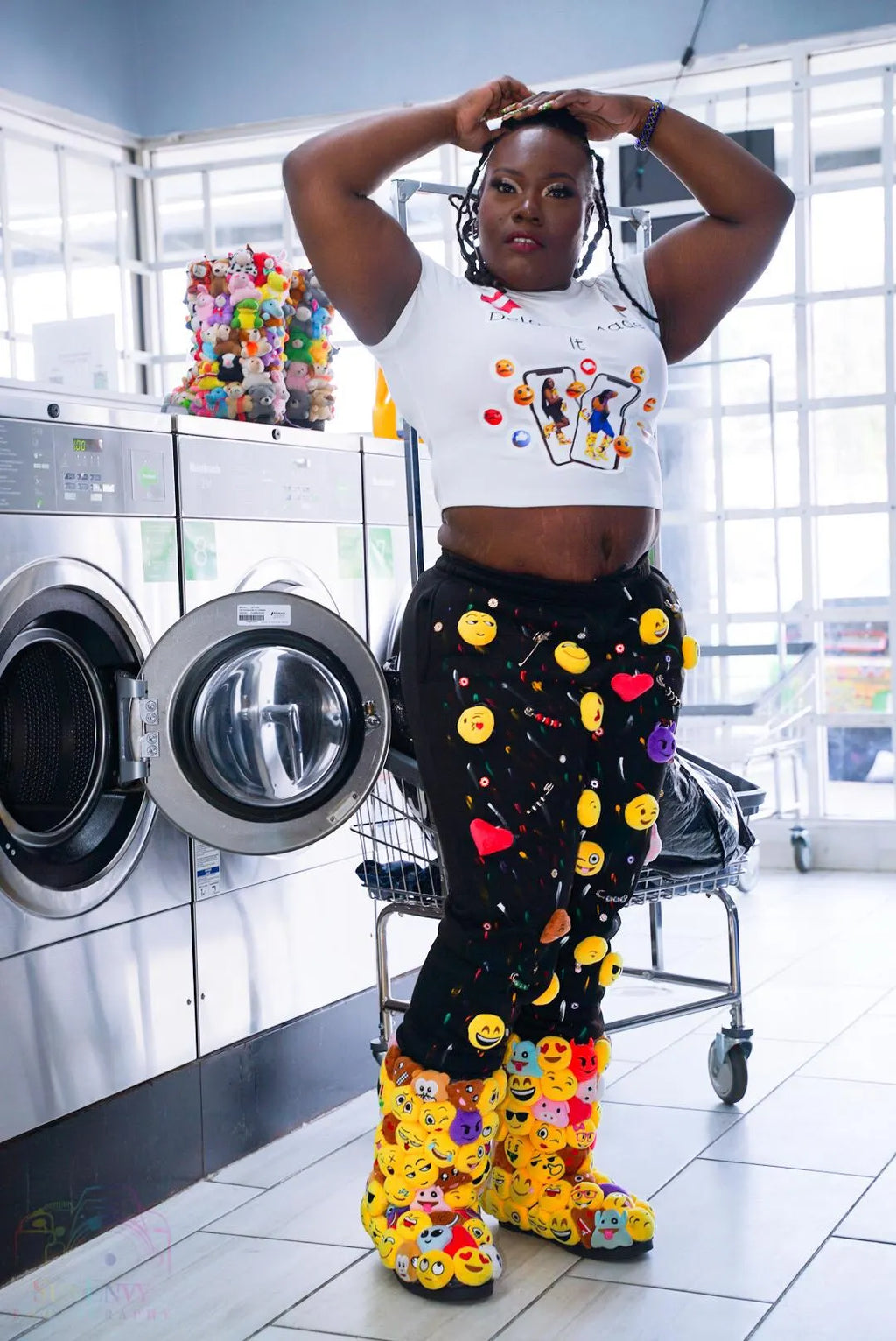 Delaina Made It Emojis Joggers ©️