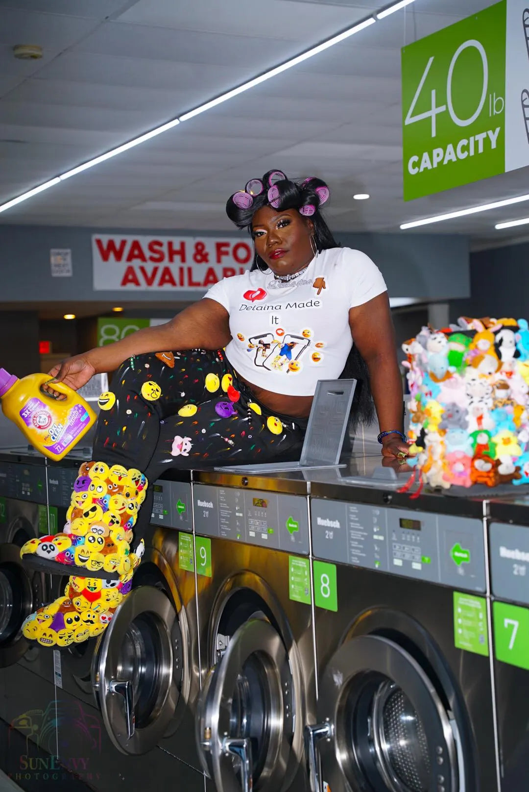 Delaina Made It Emojis Joggers ©️