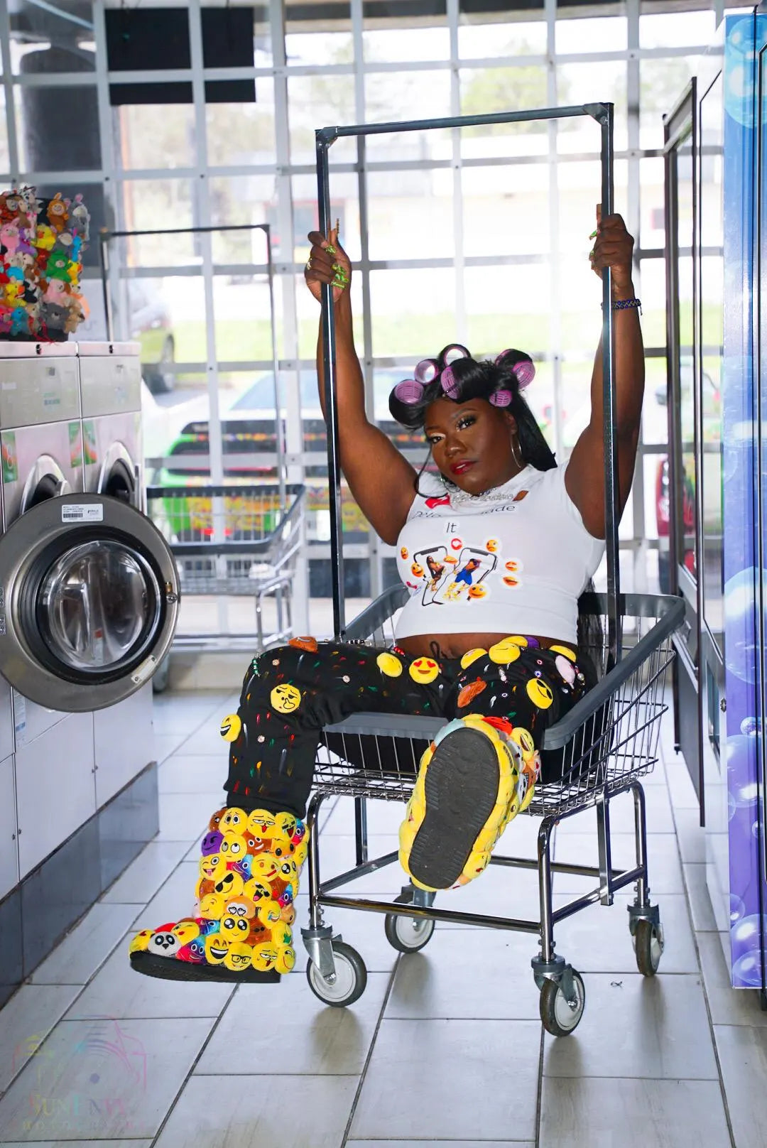 Delaina Made It Emojis Joggers ©️