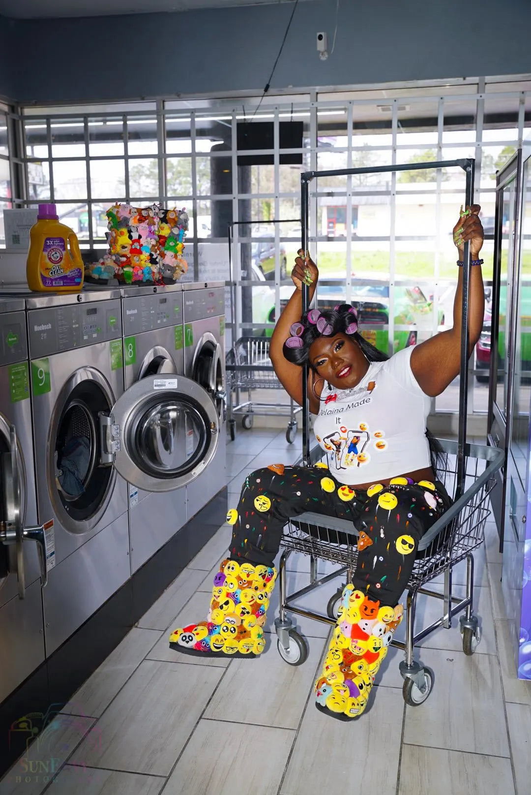 Delaina Made It Emojis Joggers ©️