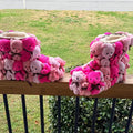 Delaina Made It All Pink Teddy Bear Boots