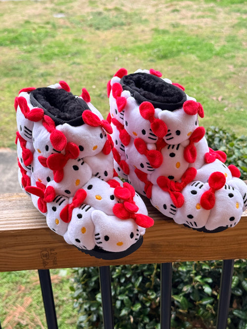 Children Red Hello Kitty Boots