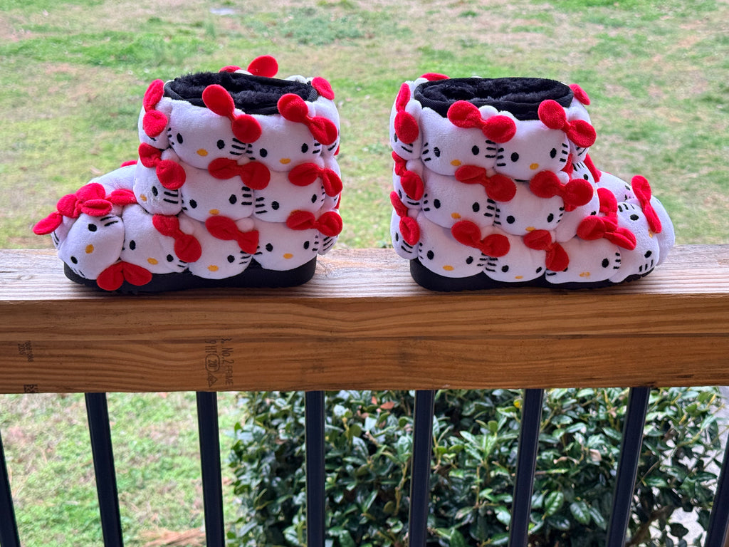 Children Red Hello Kitty Boots