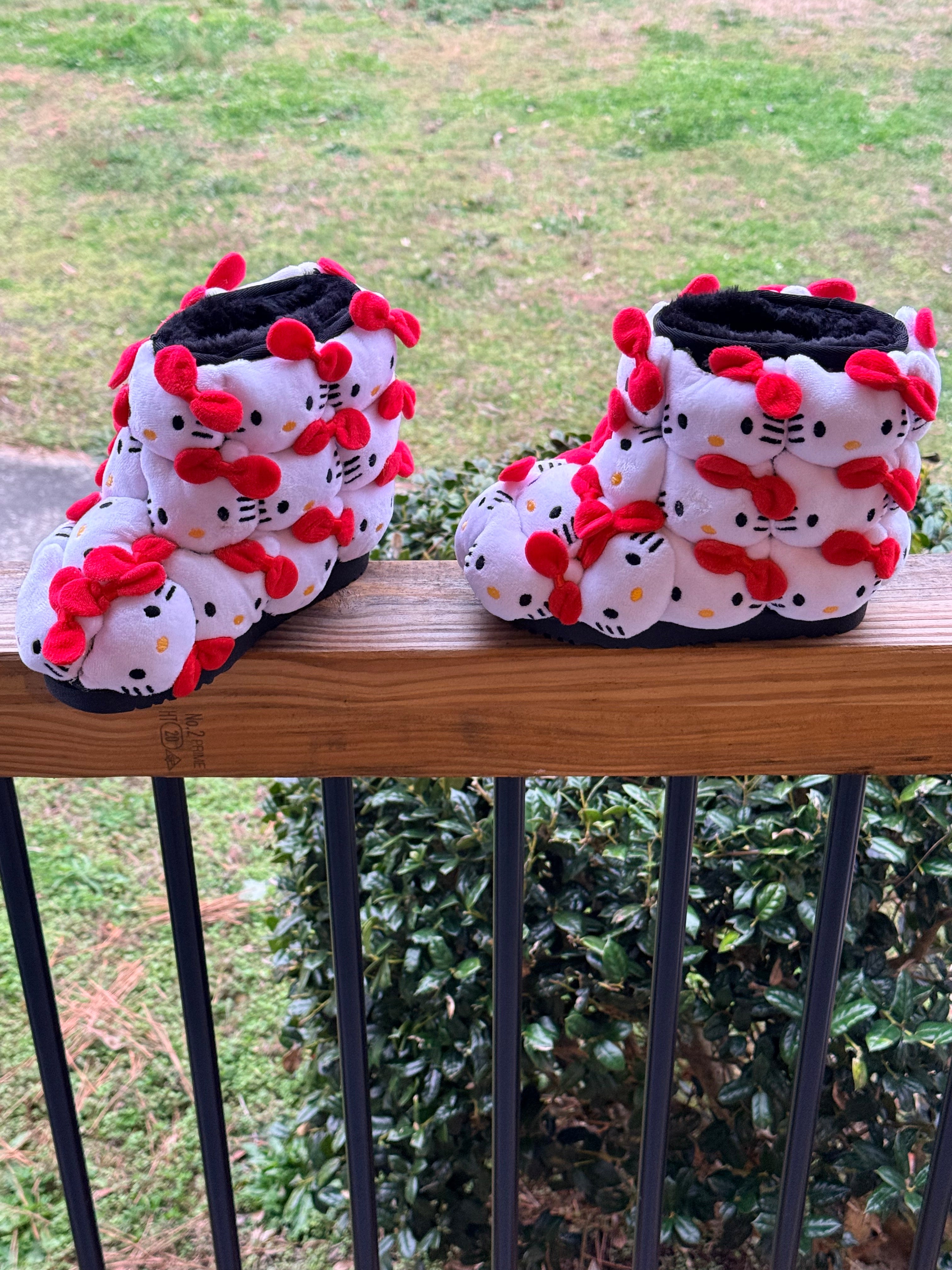 Children Red Hello Kitty Boots