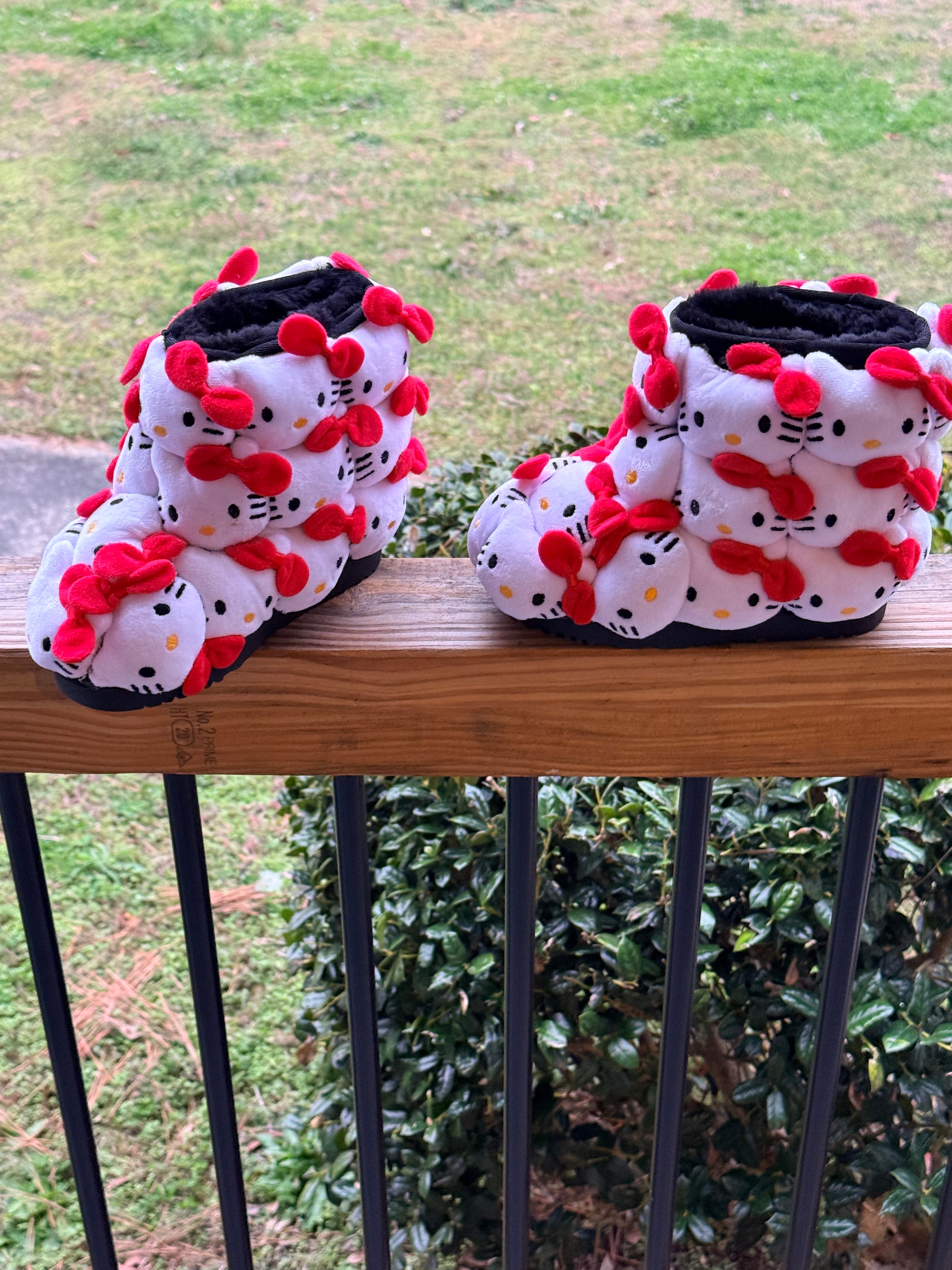 Children Red Hello Kitty Boots
