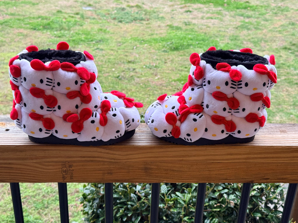 Children Red Hello Kitty Boots