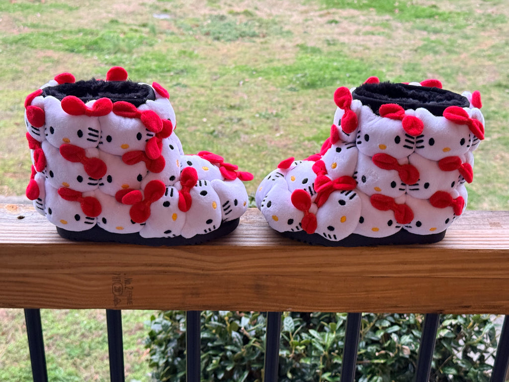 Children Red Hello Kitty Boots