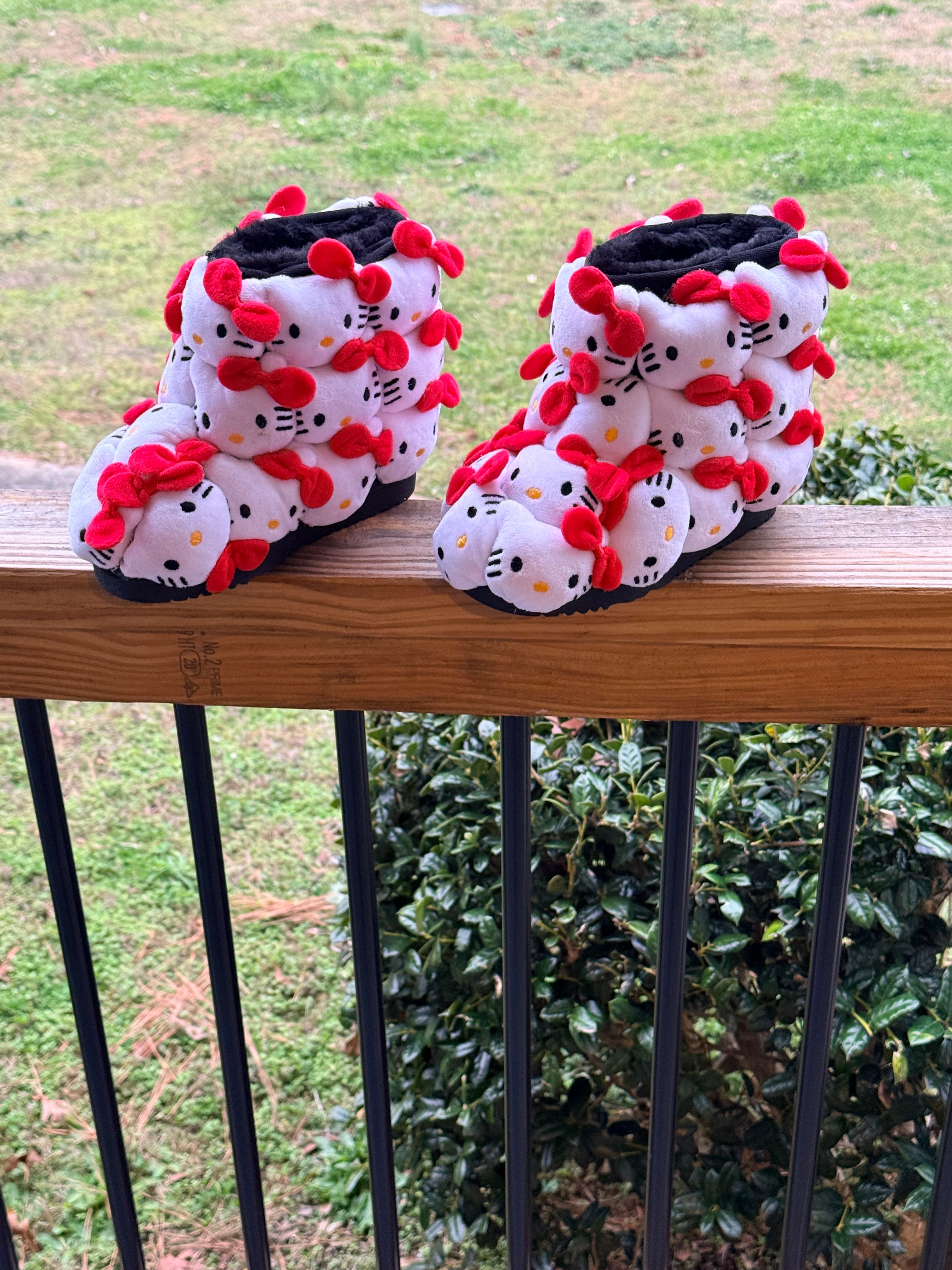 Children Red Hello Kitty Boots