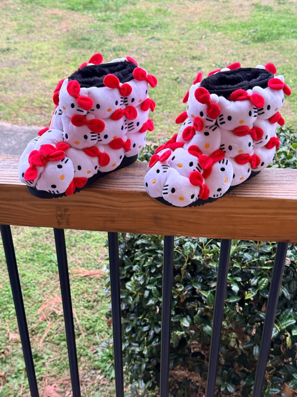 Children Red Hello Kitty Boots