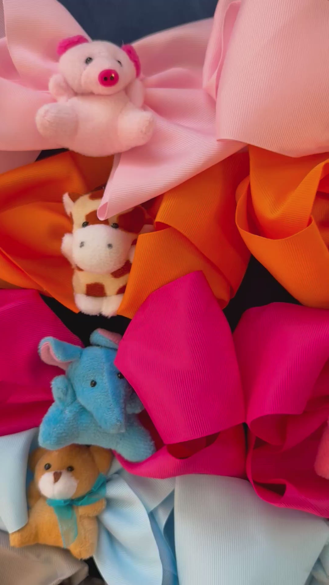 Teddy & Friends Hair Bows (Pack of 10)